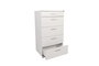 Hanah Home Cómoda de 5 cajones Blanca